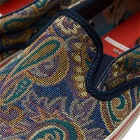 Vans Vault X Nigel Cabourn UA OG Classic Slip-On LX Sneakers in Paisley Vintage Blue