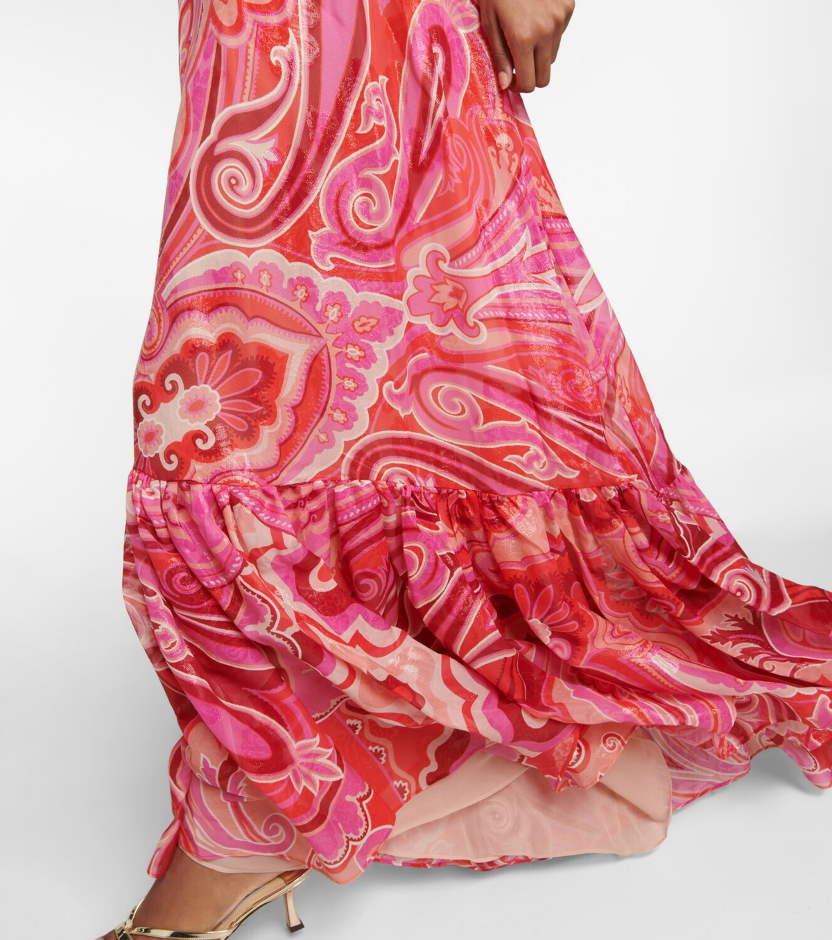 Etro - Paisley silk-blend maxi dress Etro