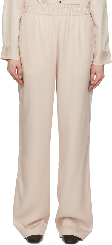 Photo: Han Kjobenhavn Beige Wide-Leg Trousers