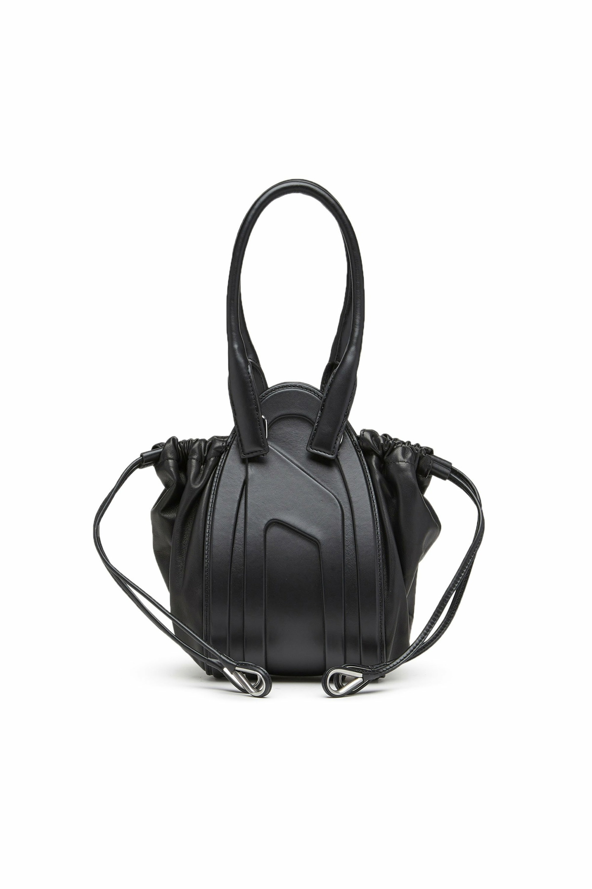 Diesel 1DR-Fold XS-Oval logo handbag in nappa leather - Handbags
