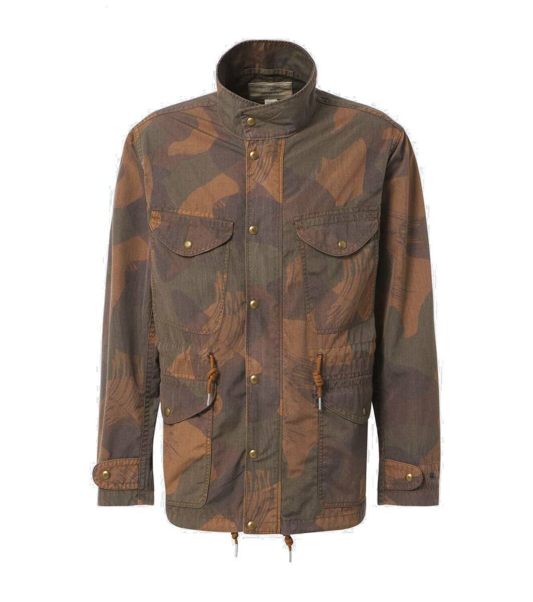 Chemise Militaire RRL FW21 Belgian Camo – Taille M, Coton, état Parfait, Pièce Rare