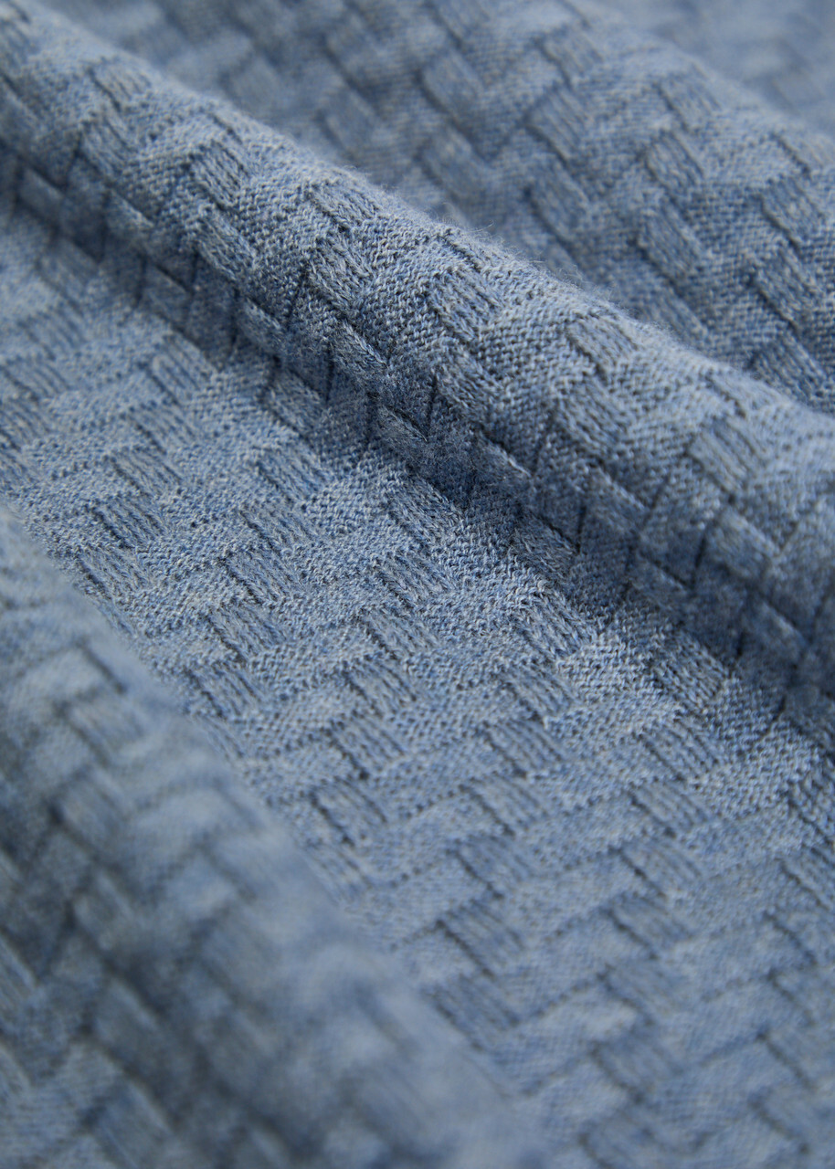 Paige Kiko Cotton-blend Polo Shirt Blue