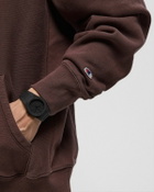 CHAMPION Hooded Sweatshirt Brown Mens Hoody