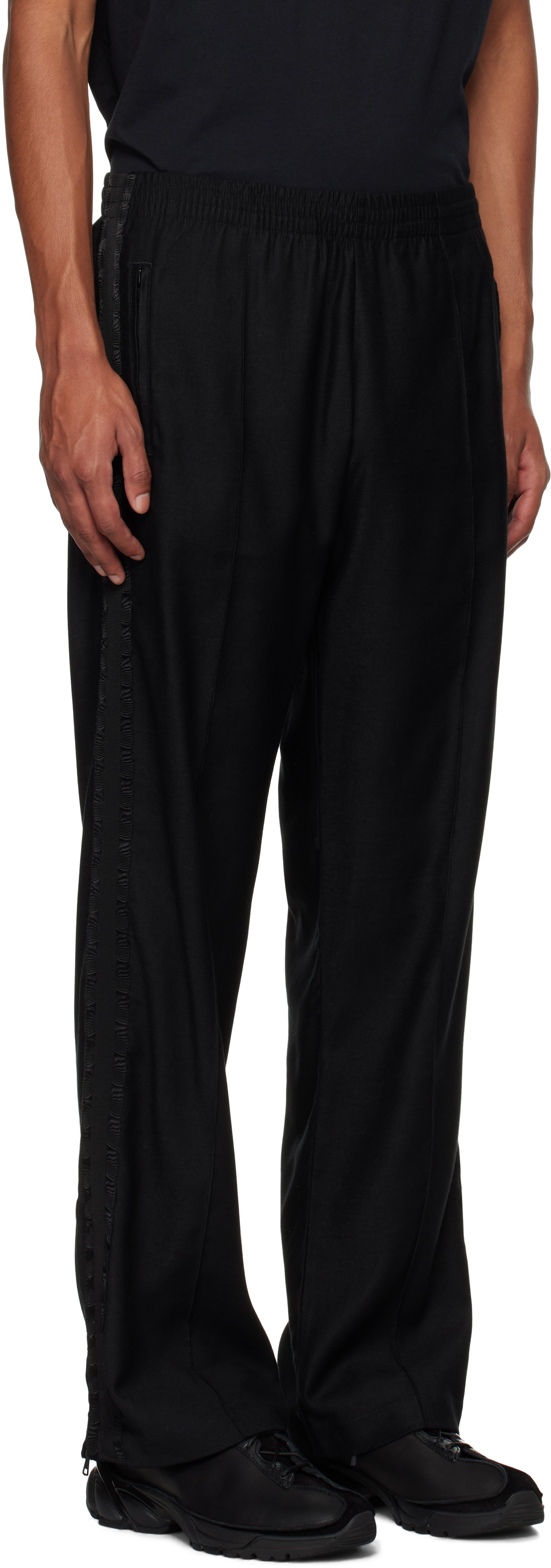 OUR LEGACY Black Canvas Jersey Track Pants Our Legacy