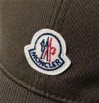 Moncler - Logo-Appliquéd Cotton-Twill Baseball Cap - Green