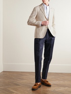 Lardini - Linen and Wool-Blend Hopsack Blazer - Neutrals