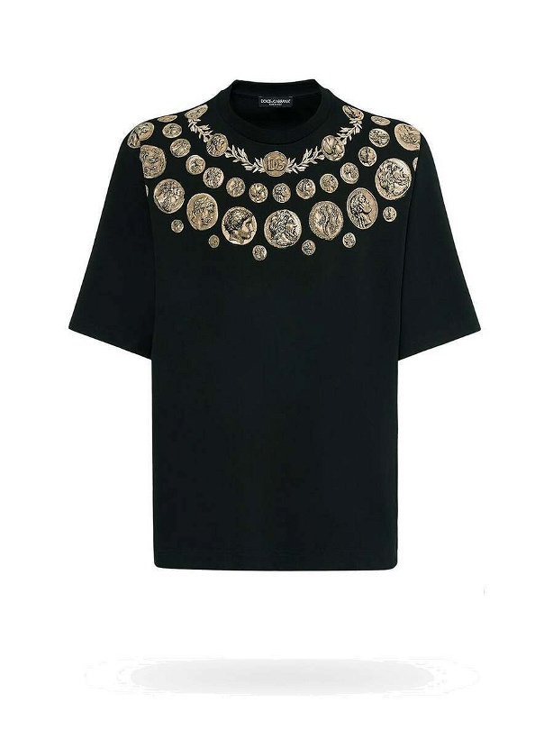 Photo: Dolce & Gabbana   T Shirt Black   Mens