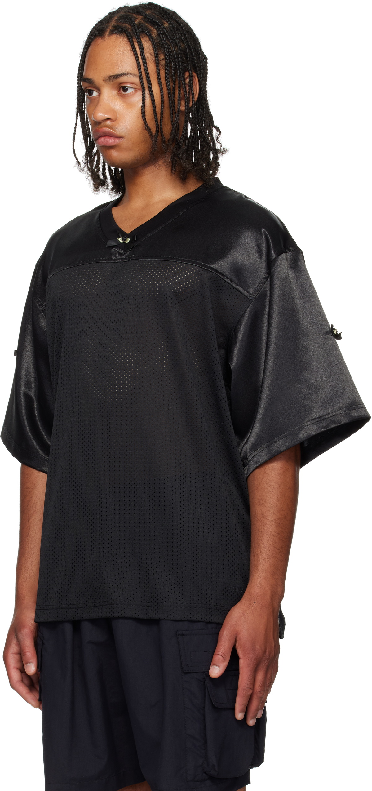 ABRA SSENSE Exclusive Black Basketball T-shirt