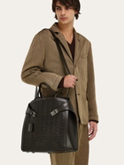 Ferragamo Mens Hug tote bag in Brown