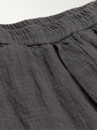 Barena - Bativoga Pié Straight-Leg Striped Linen Suit Trousers - Gray