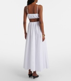 Staud Fiore cotton crop top
