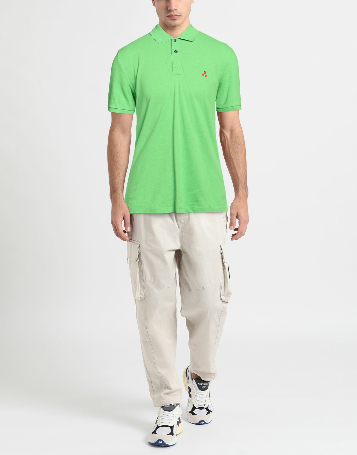 Peuterey Mens Polo shirt Lime in Green