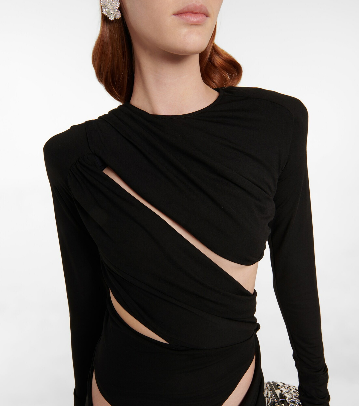 The Attico - Cutout ruched minidress The Attico