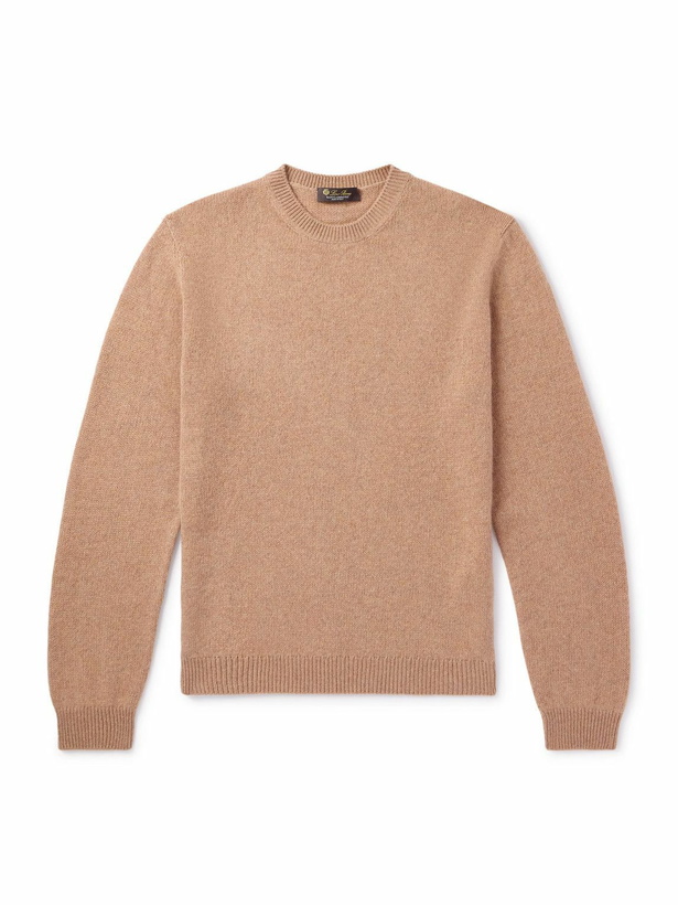 Photo: Loro Piana - Fobello Cashmere Sweater - Brown