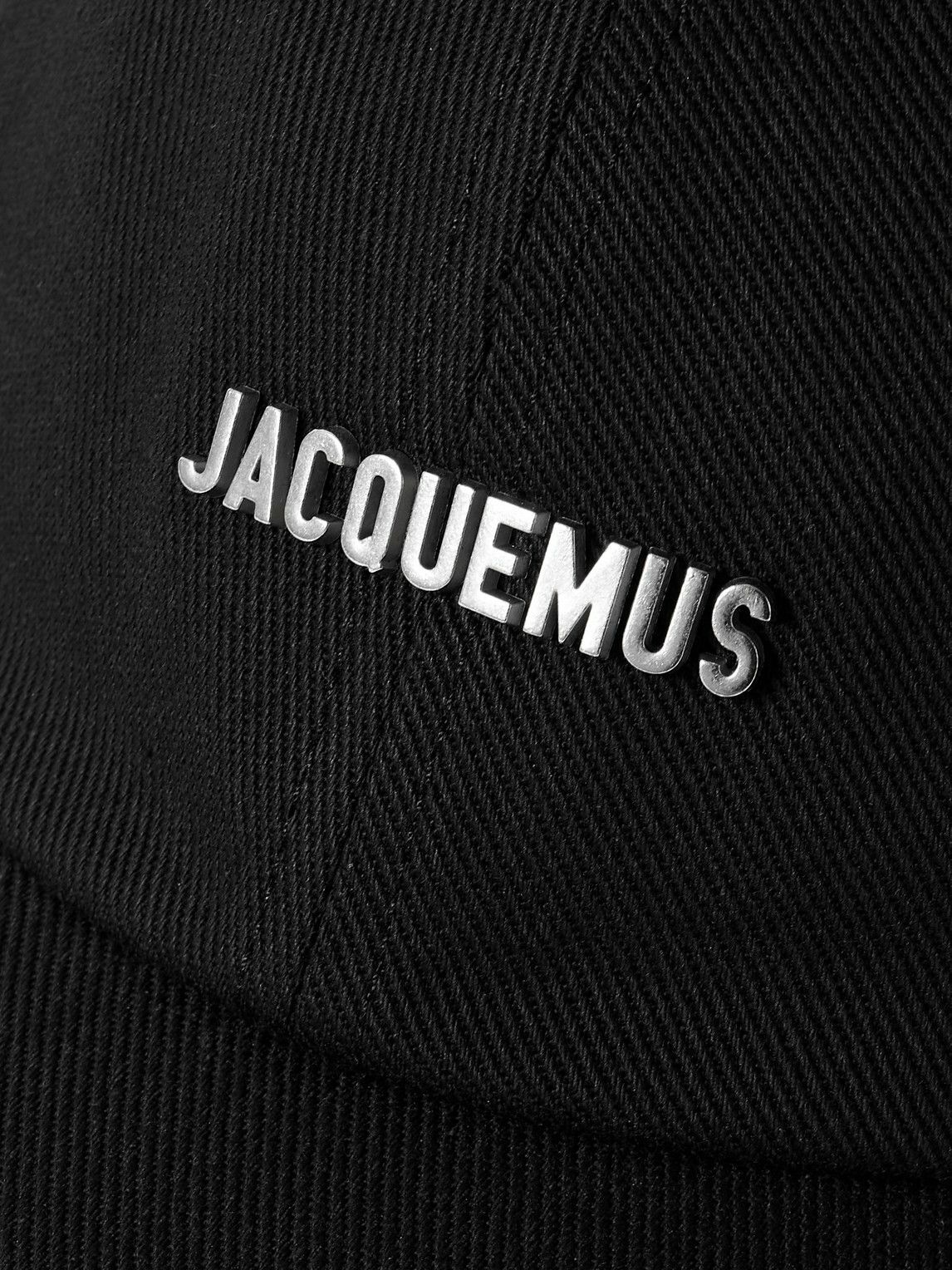 Jacquemus - Gadjo Logo-Embellished Cotton-Twill Baseball Cap - Black