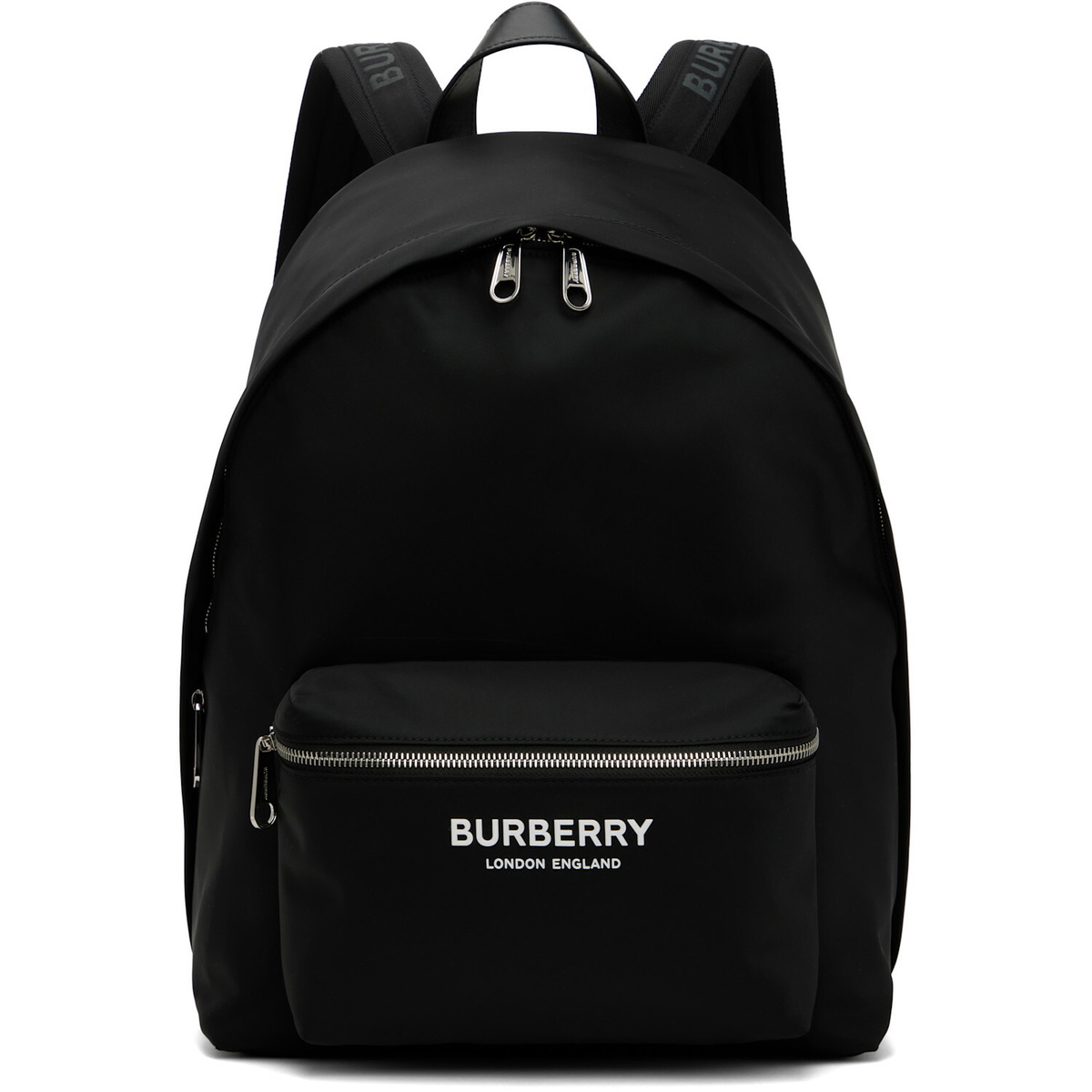 Burberry Black Nylon Backpack