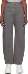 LOW CLASSIC Gray Cocoon Jeans