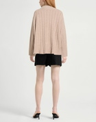 Eileen Fisher Womens Turtleneck Taupe