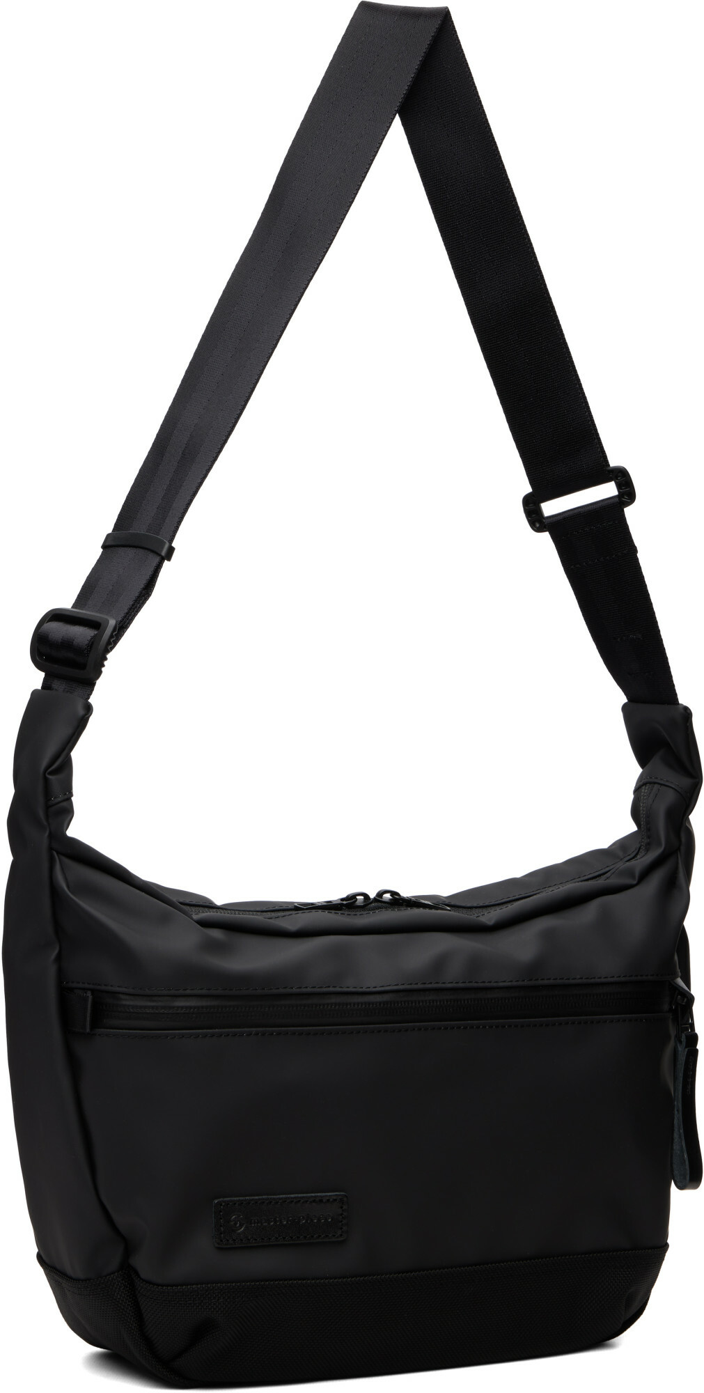 master-piece Black Slick Shoulder Bag