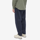 Universal Works Men's Pleated Track Pant in Navy