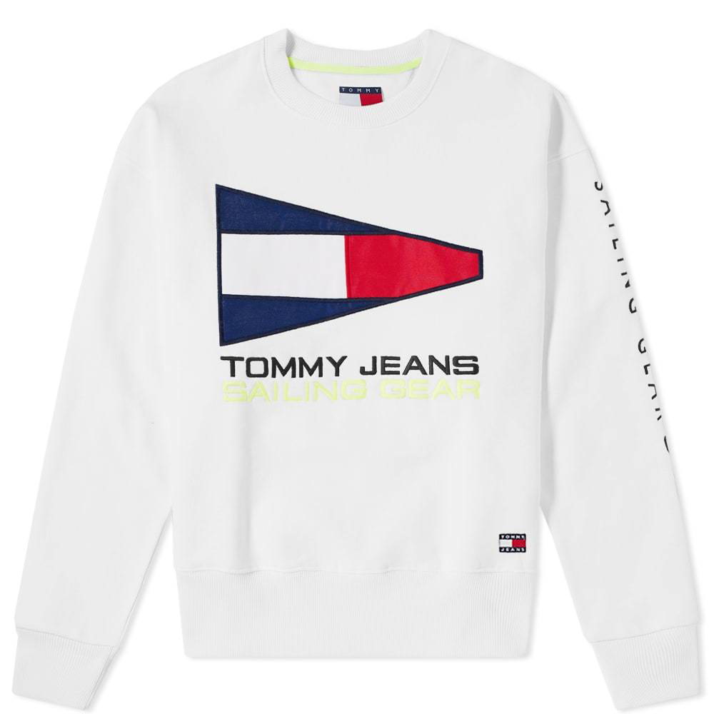 lelijk Toerist De eigenaar Tommy Jeans 5.0 Women's 90s Sailing Logo Crew Sweat Tommy Jeans