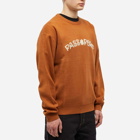 Pass~Port Men's Sham Crew Knit in Rust