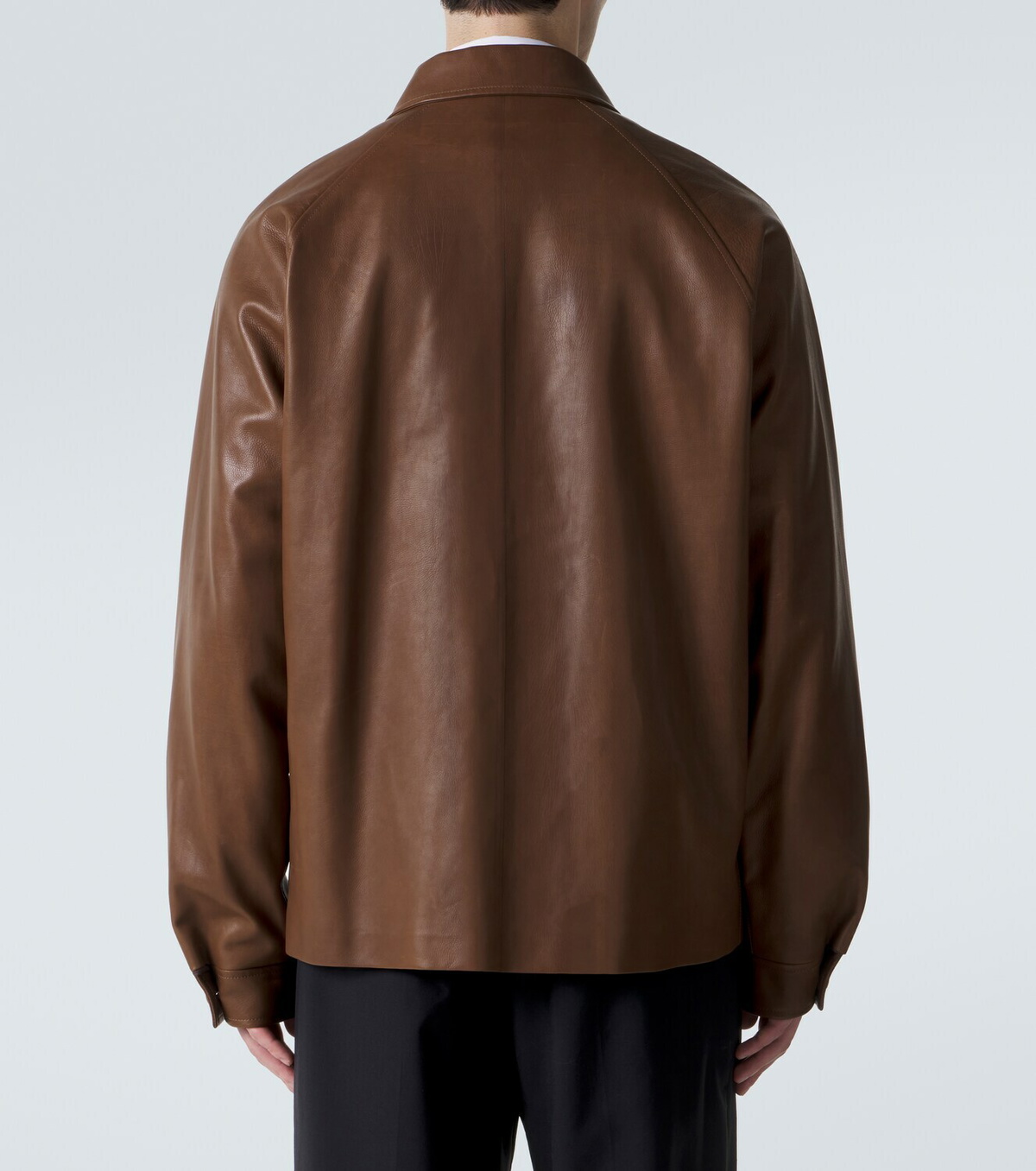 The Row Mount leather jacket