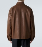 The Row Mount leather jacket