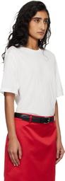 The Frankie Shop White Harper Soft Organic T-shirt