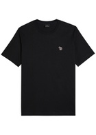 PS Paul Smith Appliquéd Cotton T-shirt Black