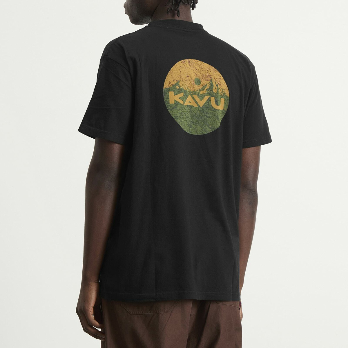 KAVU Men's Range T-Shirt in Black