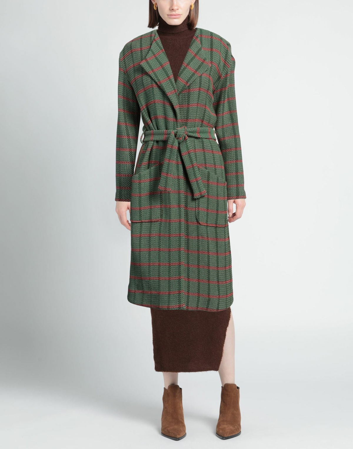 Eckhaus Latta Womens Coat Light in Green