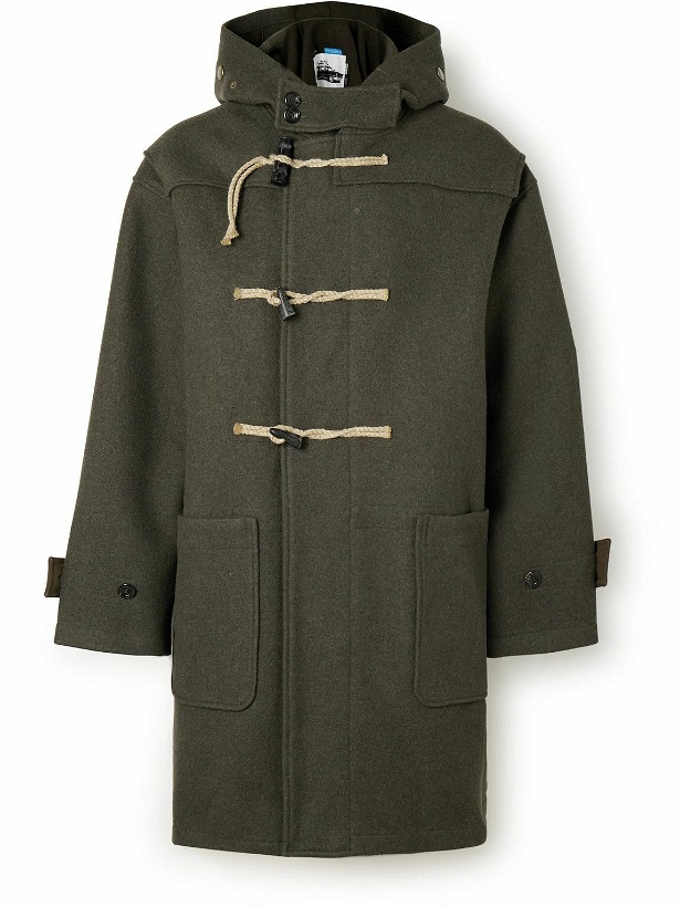 Photo: A.P.C. - JW Anderson Colin Wool-Blend Hooded Coat - Green