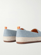 Mulo - Linen Espadrilles - Blue