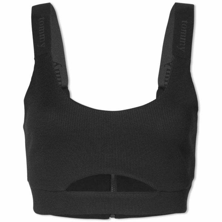 Photo: Tommy Jeans Women's Poly Rib Bralet Top in Black