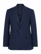 Ralph Lauren Purple label - Kent Slim-Fit Herringbone Wool, Silk and Cashmere-Blend Suit Jacket - Blue