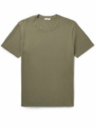Boglioli - Garment-Dyed Cotton-Jersey T-Shirt - Green