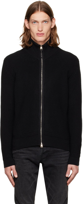 Photo: TOM FORD Black Zip Sweater