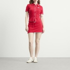 Marine Serre Women's Cute 70'S Mini Skirt in Red