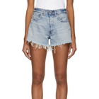 Moussy Vintage Blue Denim Mathews Shorts