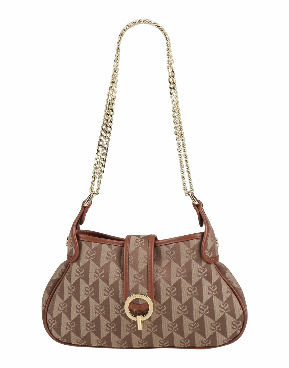 Sandro Womens Shoulder bag in Brown