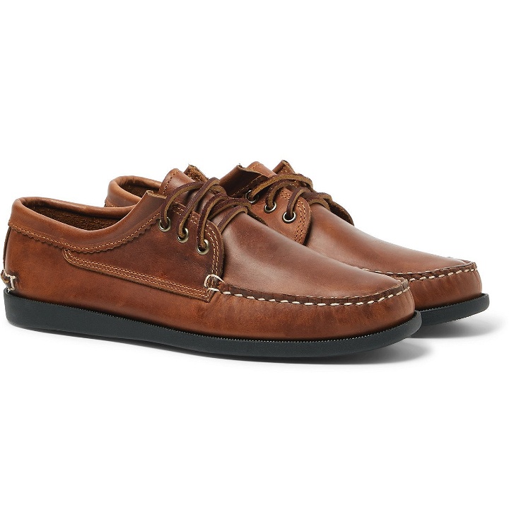 Photo: Quoddy - Leather Boat Shoes - Brown