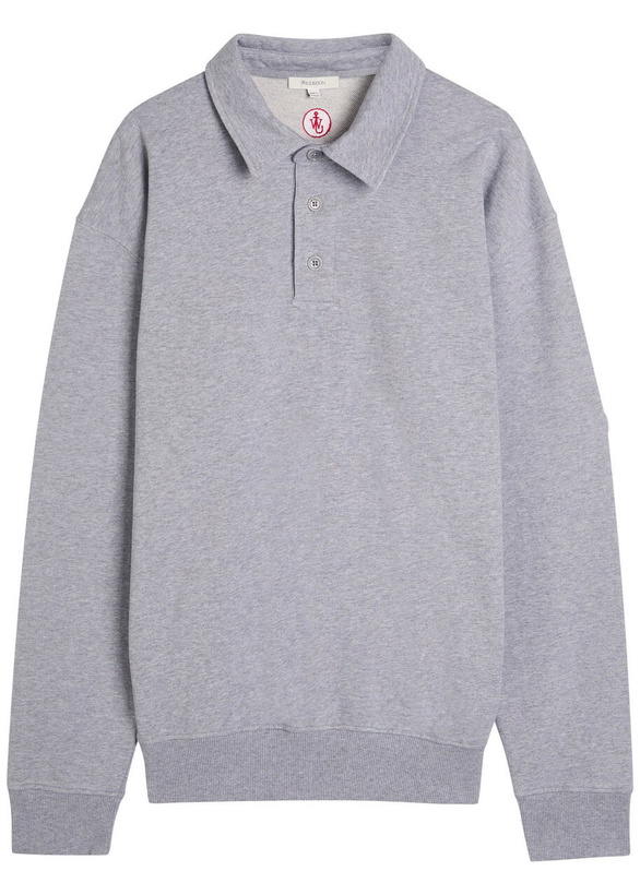 Photo: JW Anderson Cotton Polo top Mid Grey