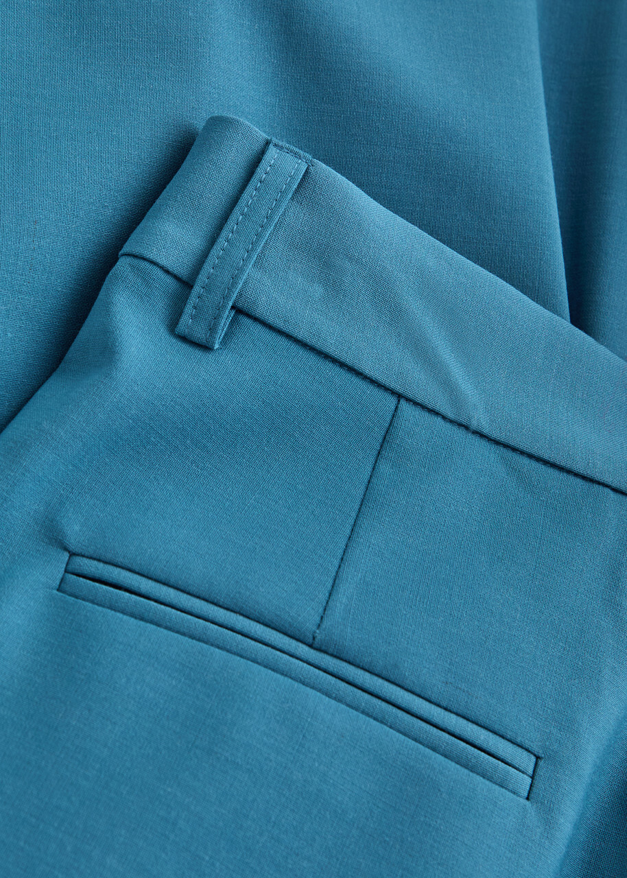 Esse Studios Homme Wide-leg Woven Trousers Blue