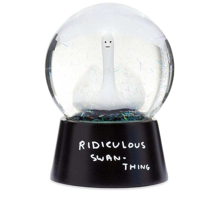 Photo: David Shrigley  Ridiculous Swan Thing Snow Dome