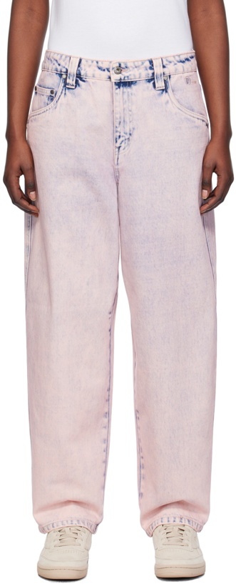 Photo: Dime Pink Classic Baggy Jeans