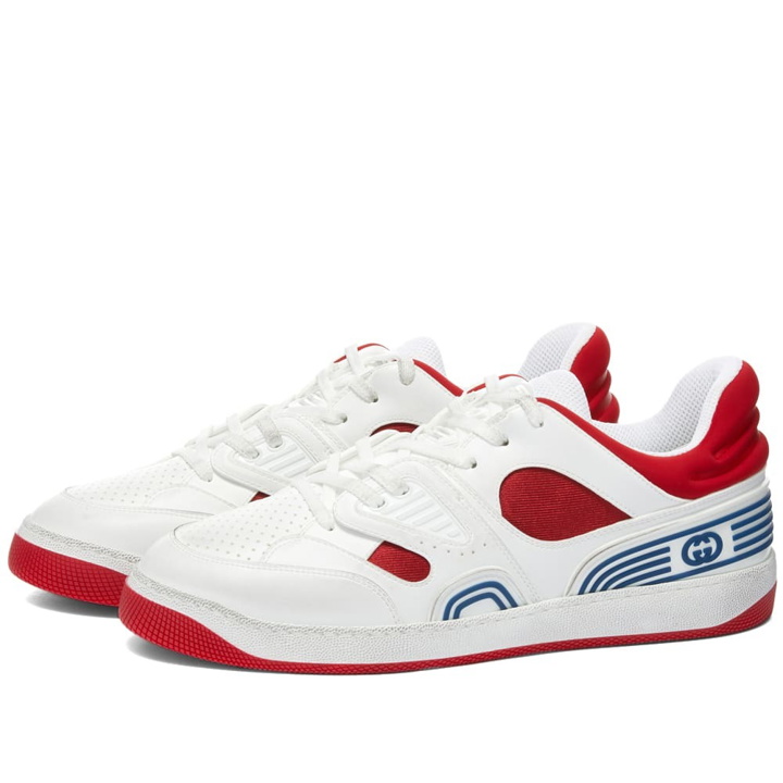 Photo: Gucci Men's Basketball Low Sneakers in White