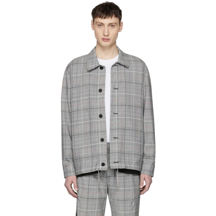 Photo: Tim Coppens Grey Check Double Shell Shirt Jacket