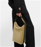 Victoria Beckham Belt Large suede shoulder bag