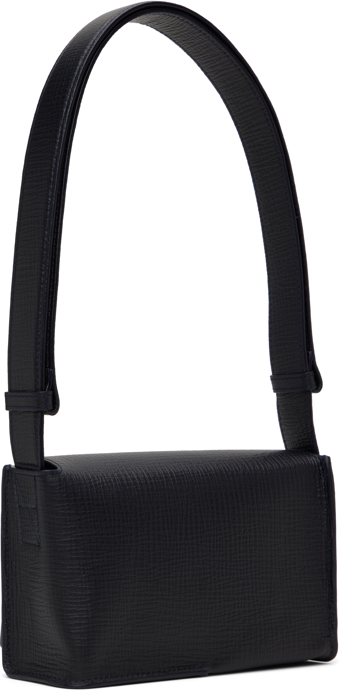 Studio Nicholson Navy Meshi Mini Leather Bag